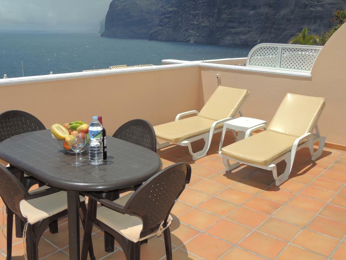 Romantic Retreat With Marine View Acantilado de los Gigantes Luaran gambar