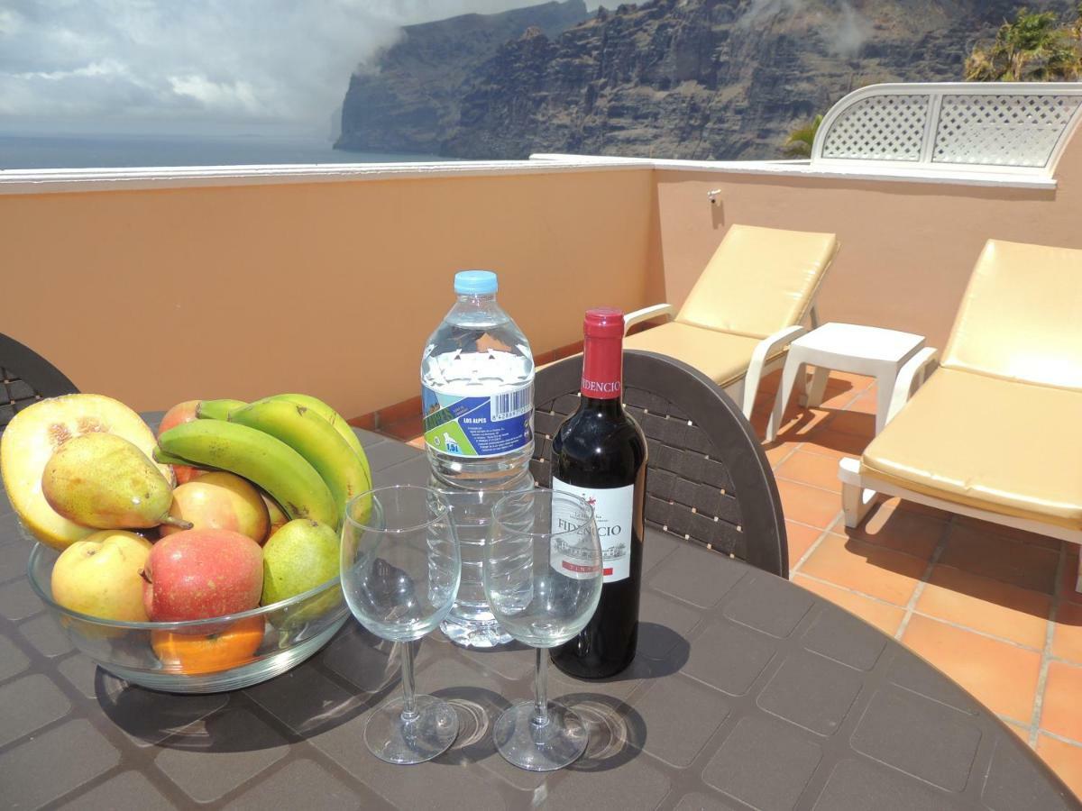 Romantic Retreat With Marine View Acantilado de los Gigantes Luaran gambar