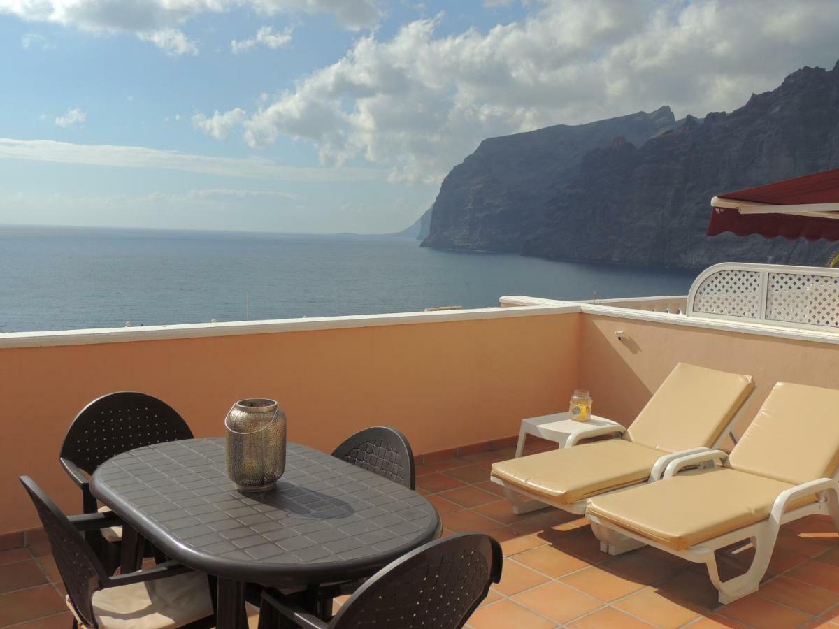 Romantic Retreat With Marine View Acantilado de los Gigantes Luaran gambar